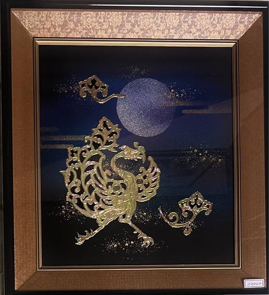 螺鈿彩正倉院宝物柄額絵 Amazon.co.jp: 螺鈿彩正倉院宝物柄額絵 : ホーム＆キッチン